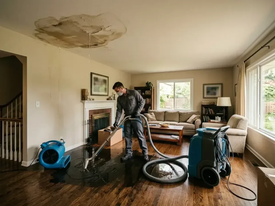 attic-pipe-burst-ceiling-drip-008 — frequently asked questions, Water Damage Restoration & Carpet Care in Lochsloy, WA